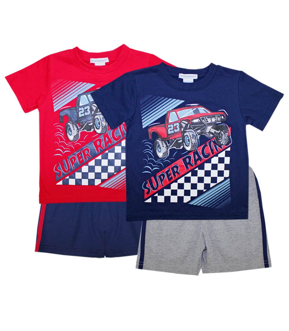 TEDDY BOOM Jersey Top Super Racing Screen Athletic Shorts-1297904