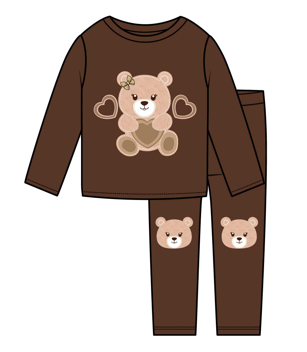 PINK TEDDY FASHION BEAR SET