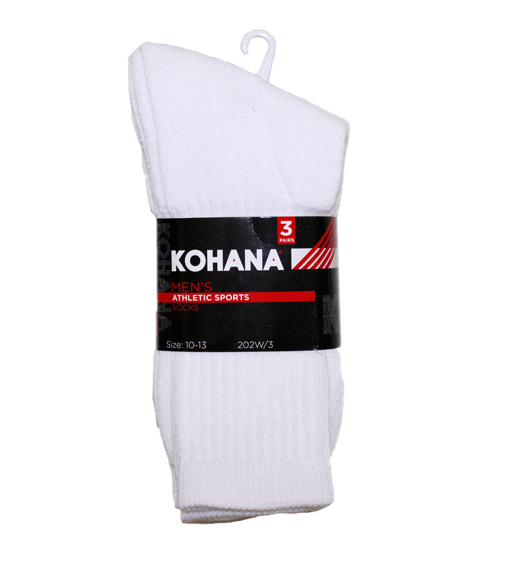 Socks - 10-13 White Crew Socks