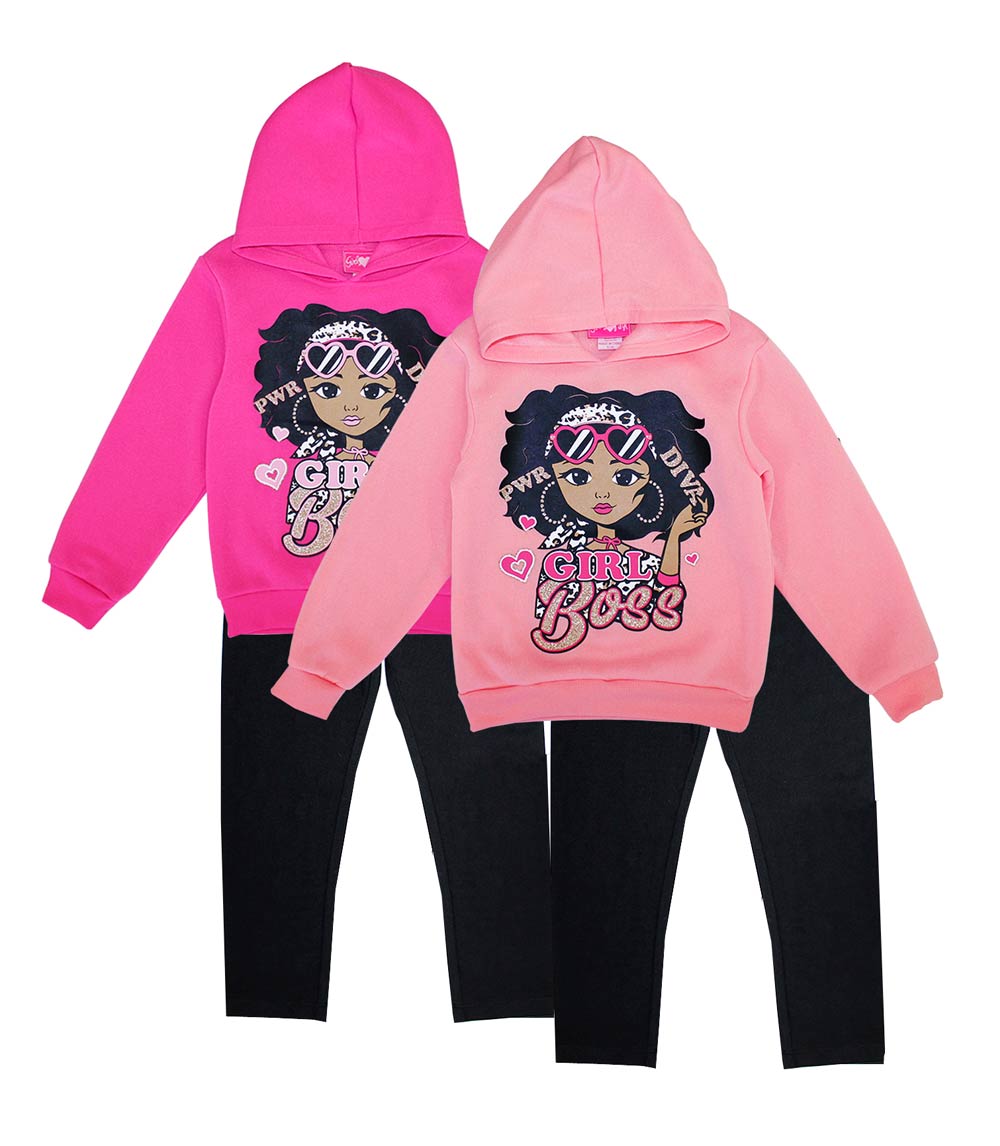 GIRLS PINK Girl Boss Screen Legging Set-7301402