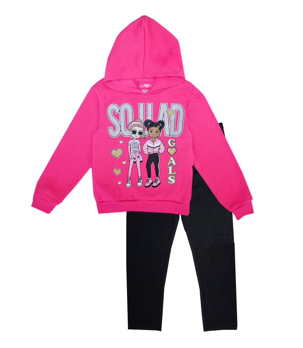 GIRLS PINK Squad Gals Screen Legging Set-7380204