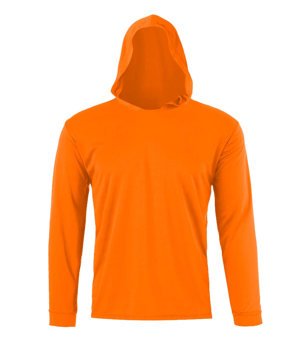 Performance L/S W Hoodie - Neon Orange