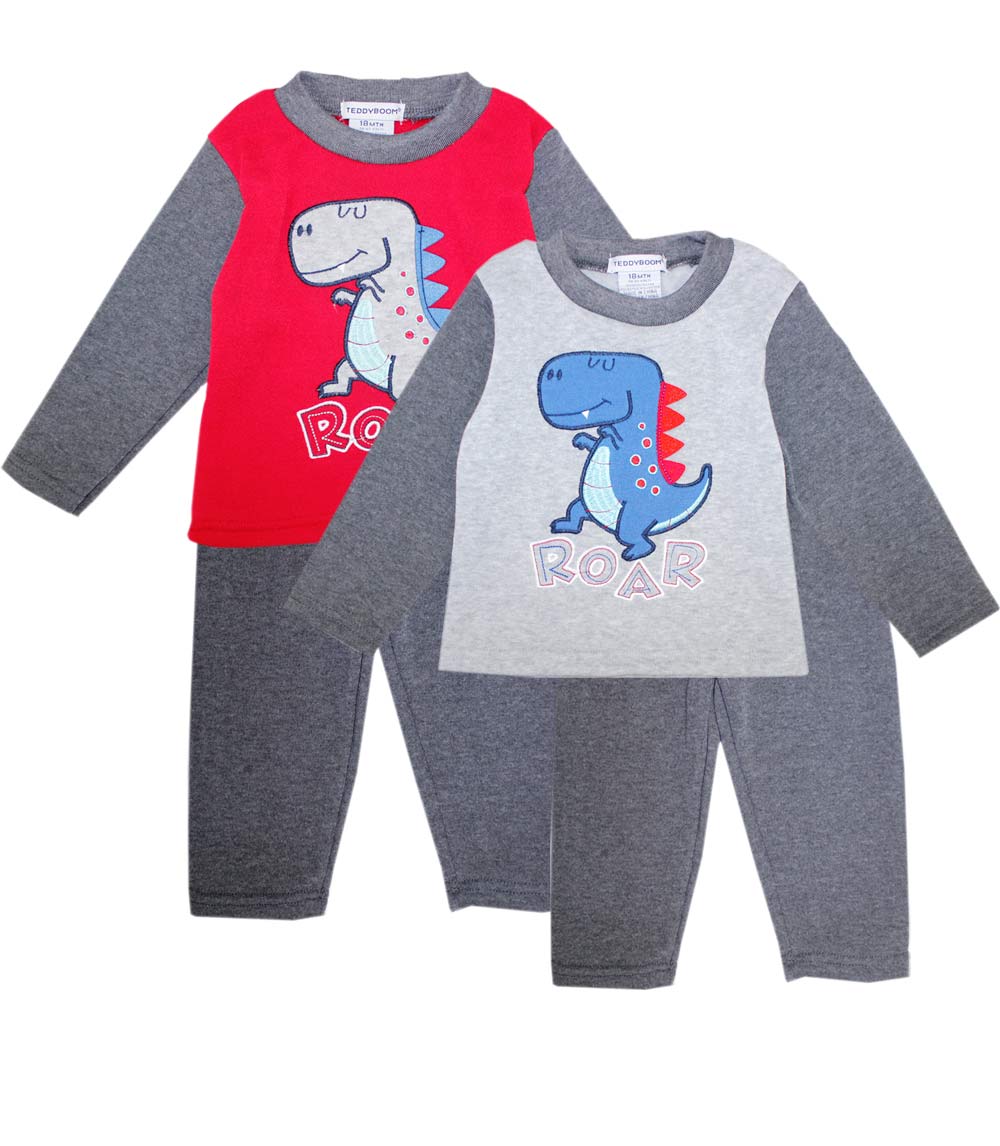 TEDDY BOOM T-Rex Crew Neck Fleece Set-8240200