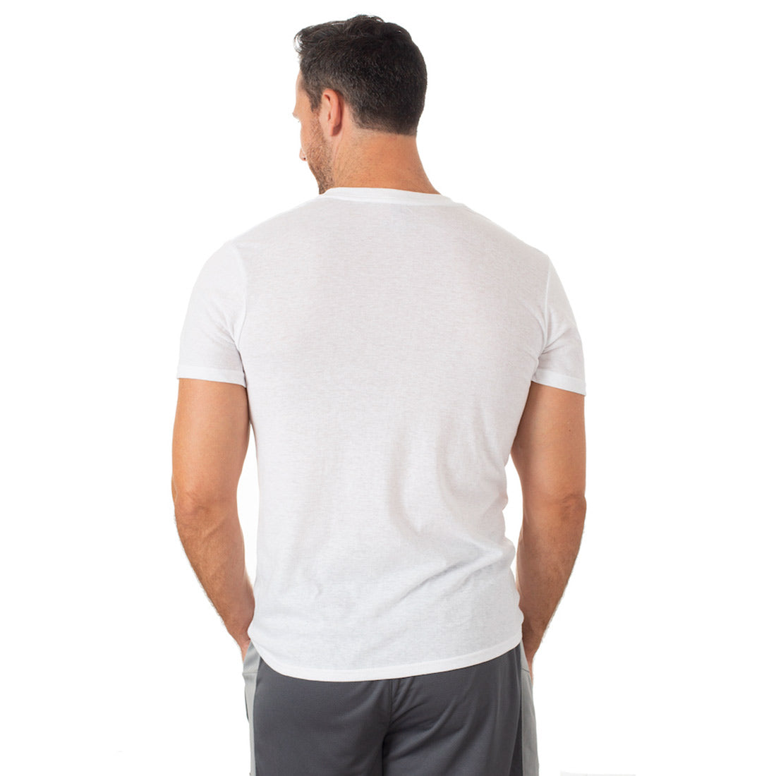 Men's V-Neck T-Shirt -  3pk White - 92525