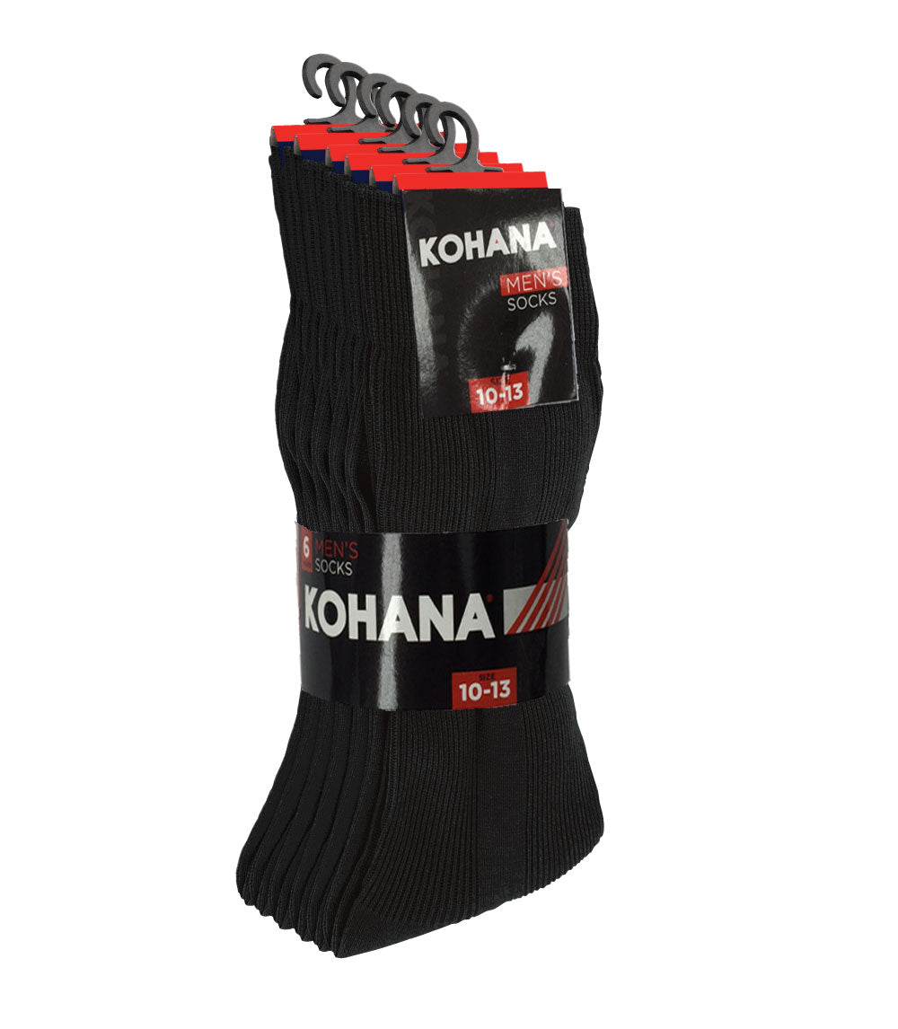 Socks - 10-13 Black Dress Socks (5 dz minimum) - 96123