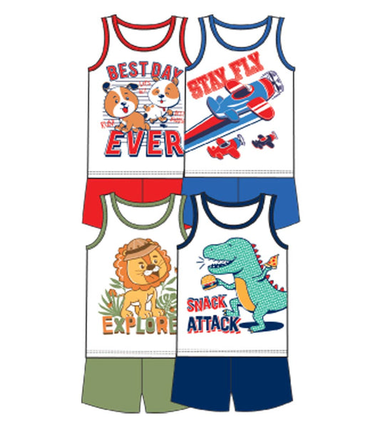 TEDDY BOOM Newborn Layette Tank Sets - 0100100