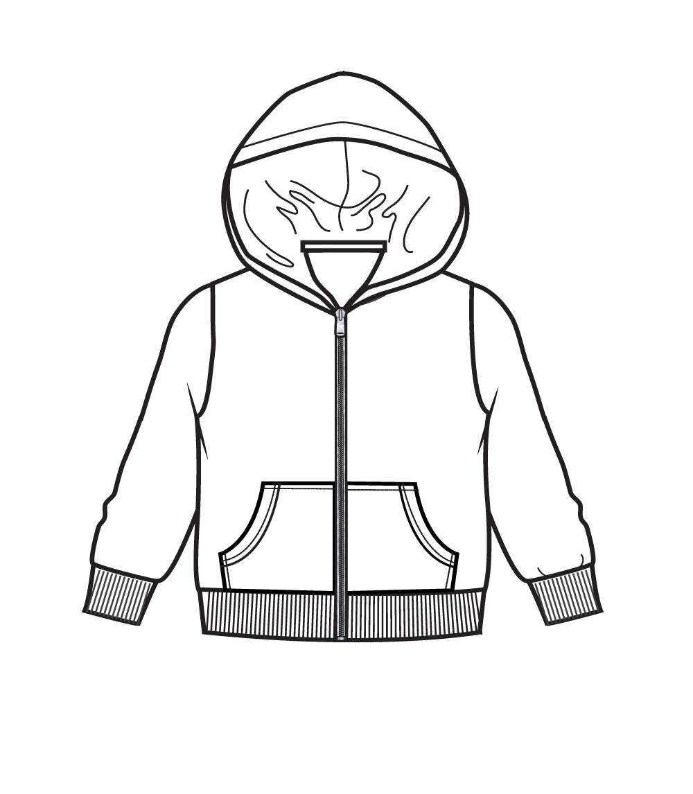 Men S-XL Zip Front Fleece Hoodie Jacket White - 0283609