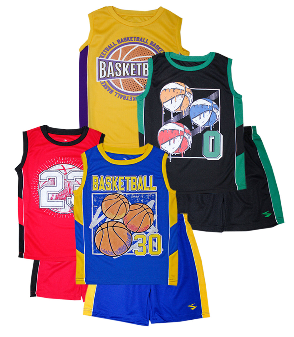 S1OPE Boys Mesh Short Sets-1378201  (2 DZ Minimum)