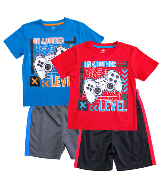 S1OPE Jersey Top Gamer Screen Athletic Shorts-1391188