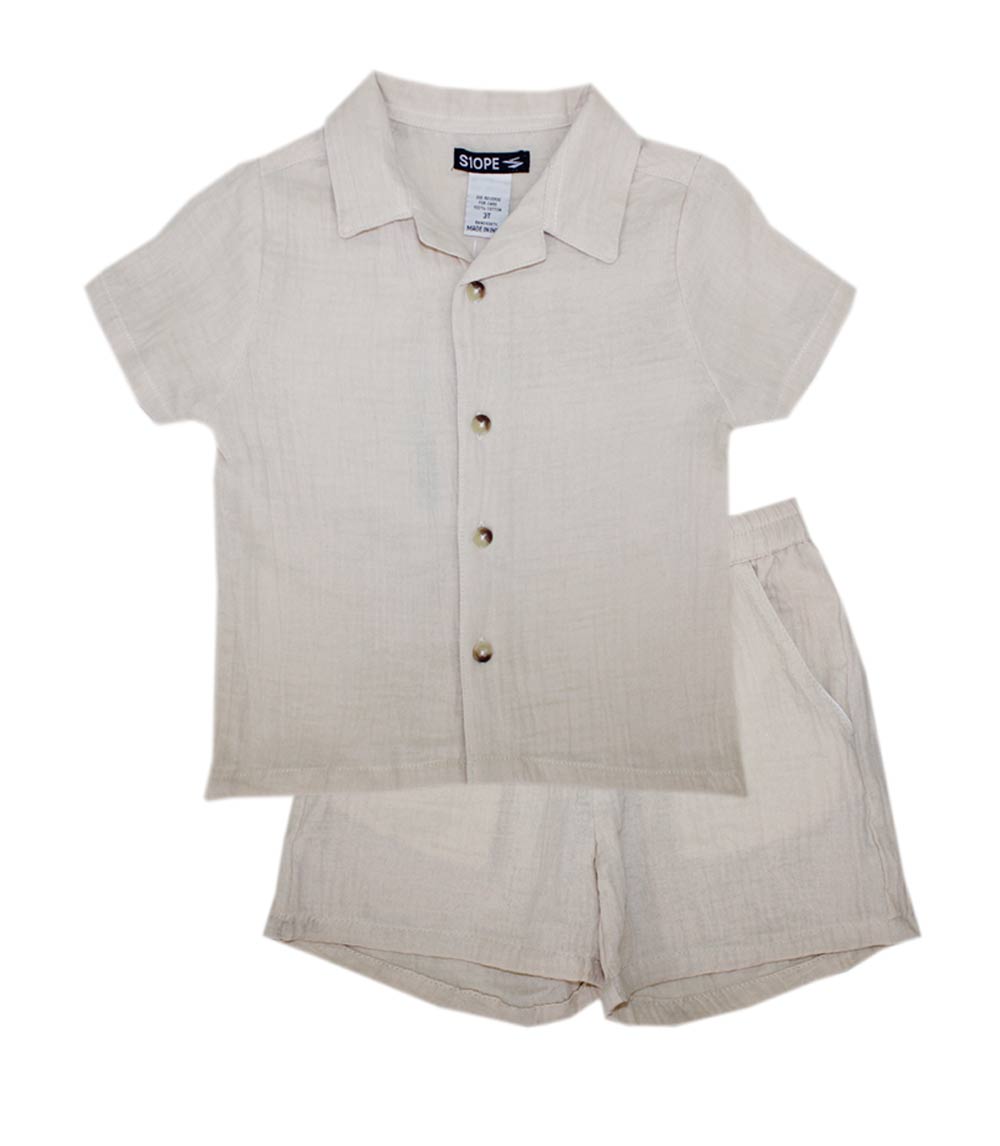 S1OPE Boys Woven Short Set - 1474401