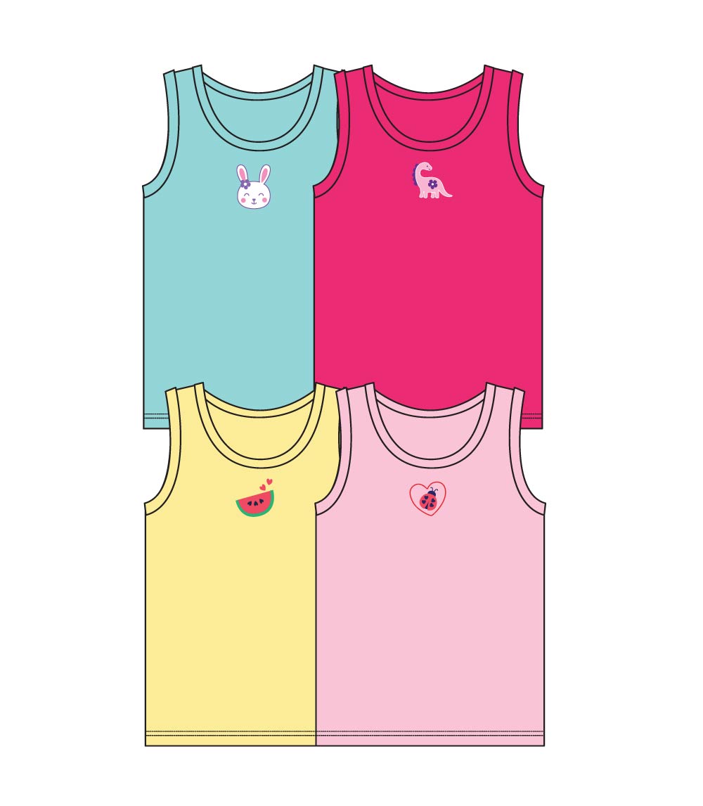 Girls Layette Tops - Size: 0-12 MTHS  - 05016