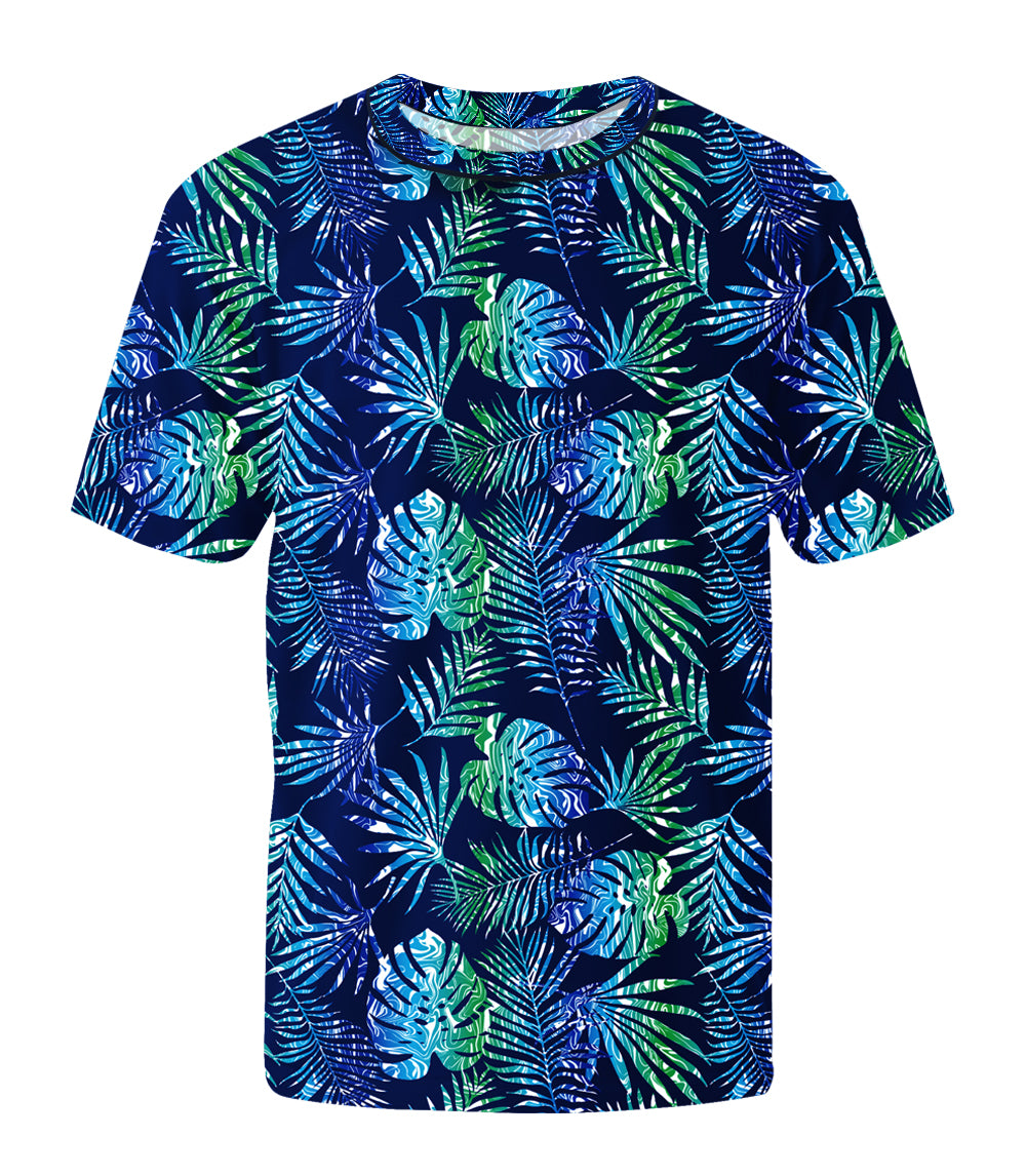 Men Performance Short Sleeve Nature Tree Leaves Graphic-7506509