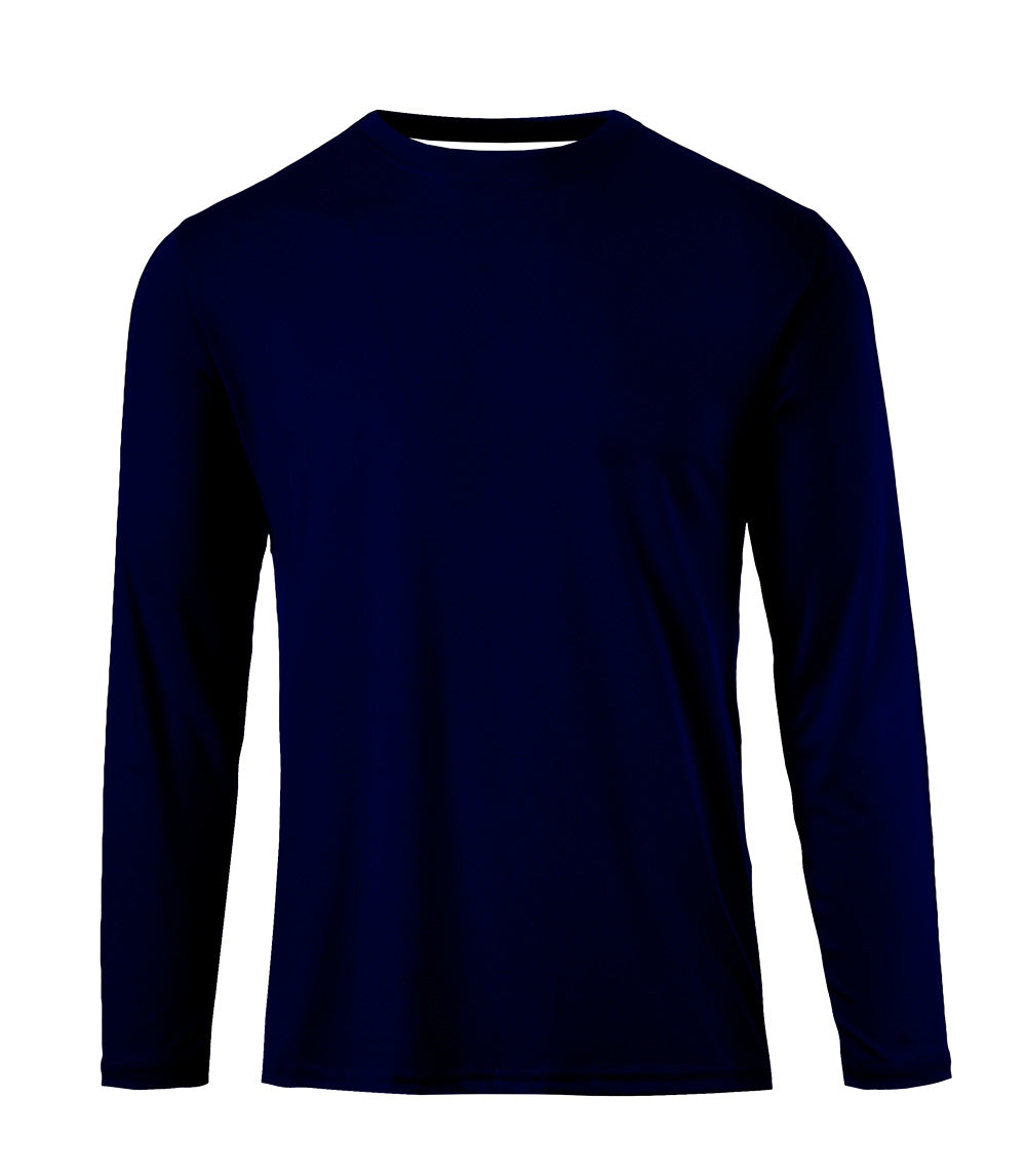 Boys Performance L/S Crew Neck Navy - 7656188