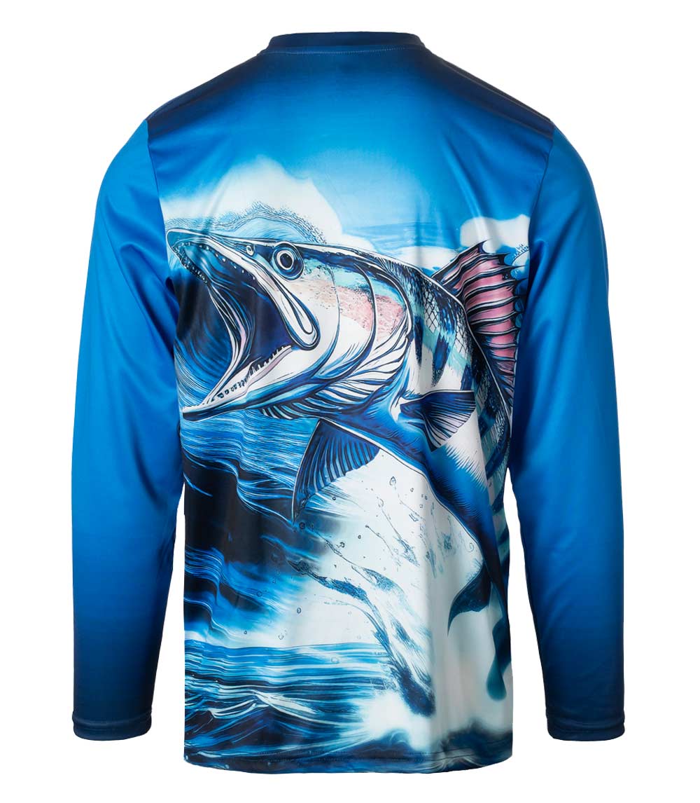 Boys Performance Top Fish Waves Design-7658788