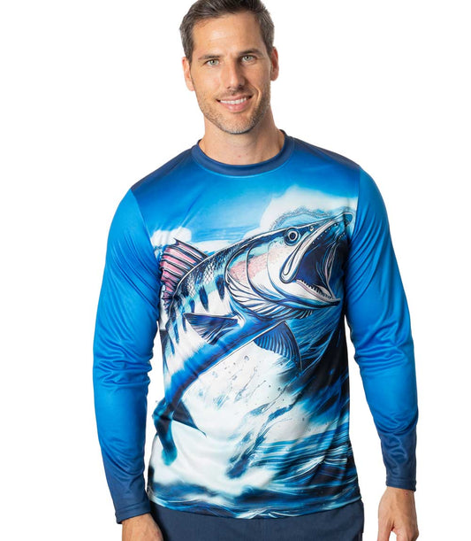 Men Performance L/S Fish Graphic-7658709