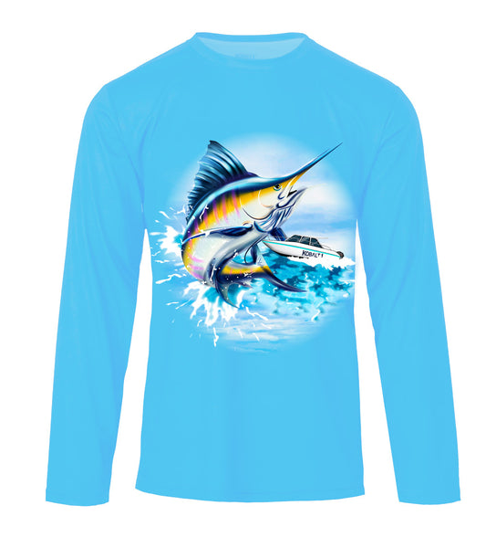 Boys Performance Top Marlin Fish Graphic-7661402