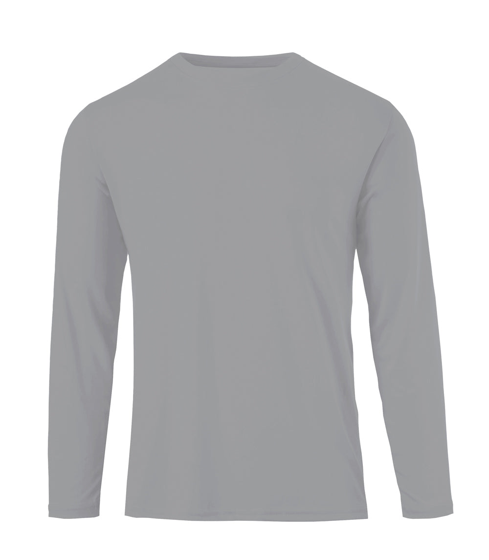 Performance L/S Crew Neck Light Charcoal - 7676509