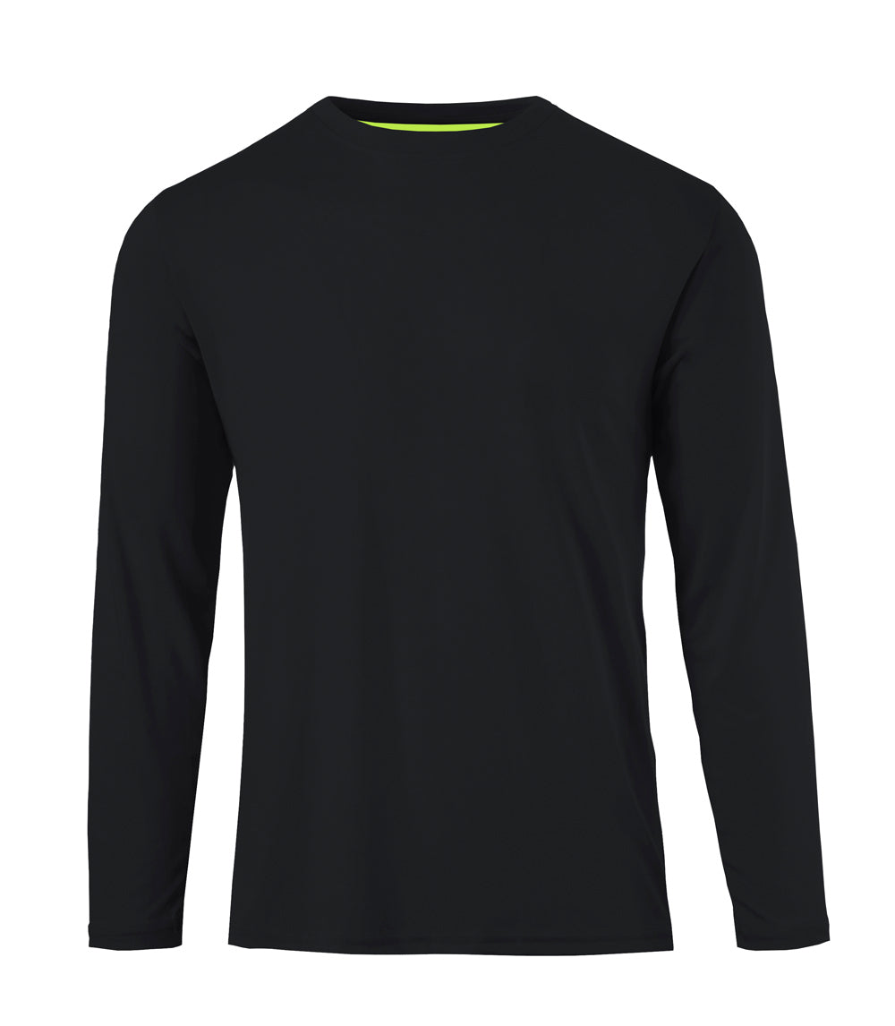 Boys Performance L/S Crew Neck Charcoal - 7682788