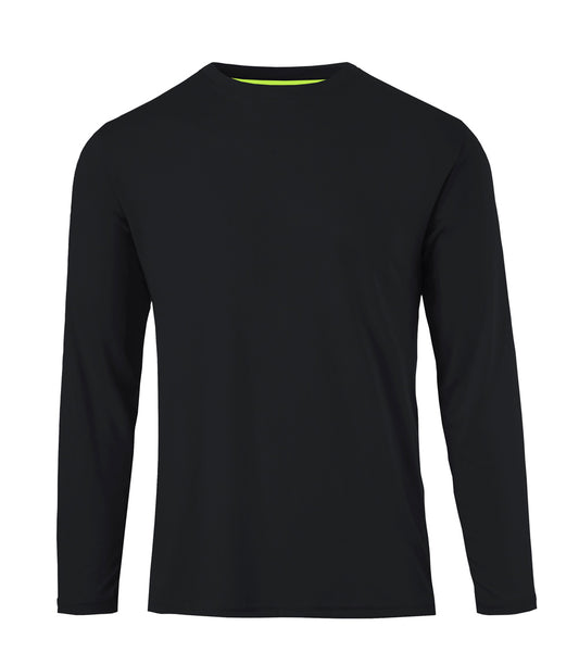 Boys Performance L/S Crew Neck Charcoal - 7682702