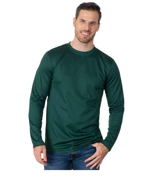 Performance L/S Crew Neck Hunter Green - 7676609