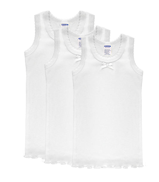 Girls Tank Tops White - Size: 18 - 92015