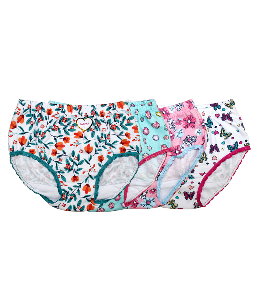 Girls Panties Asst Prints - Size: 1-2-3   - 92316
