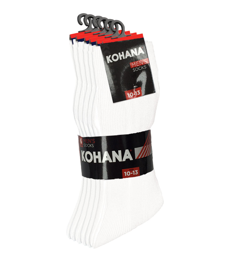 Socks - 5-7 1/2 White Dress Socks (5 dz minimum) - 96210