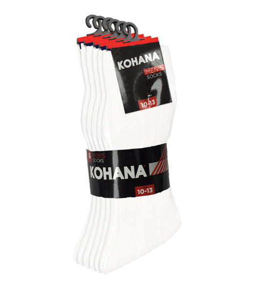 Socks - 5-7 1/2 White Dress Socks - 96210 (5 DZ Minimum)