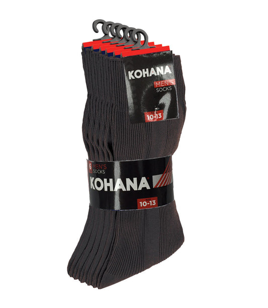 Socks - 5-7 1/2 Brown Dress Socks - 96410 (5 DZ Minimum)