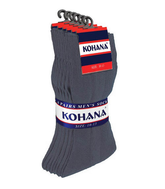 Socks - 9-11 Grey Dress Socks - 96512 (5 DZ Minimum)