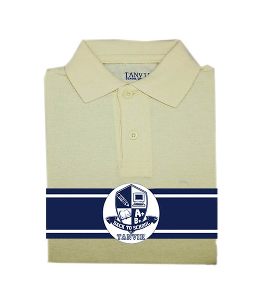 Girls Picot Polo Yellow Tanvir 2-4