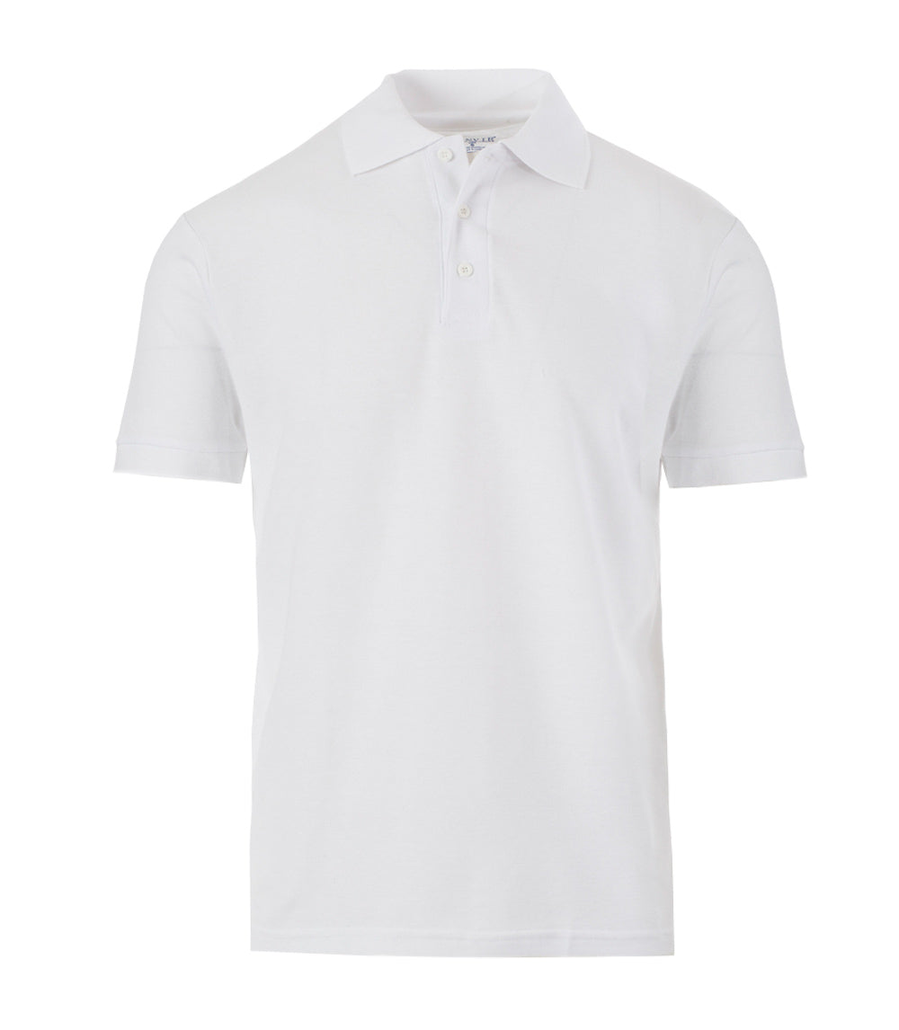 Pique Polo White Tanvir 4-7 - 49151 - Hemisphere Worldwide Sales Inc