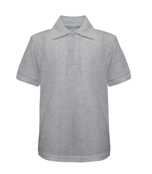 Pique Polo Heather Grey Tanvir 4-7 - Hemisphere Worldwide Sales Inc