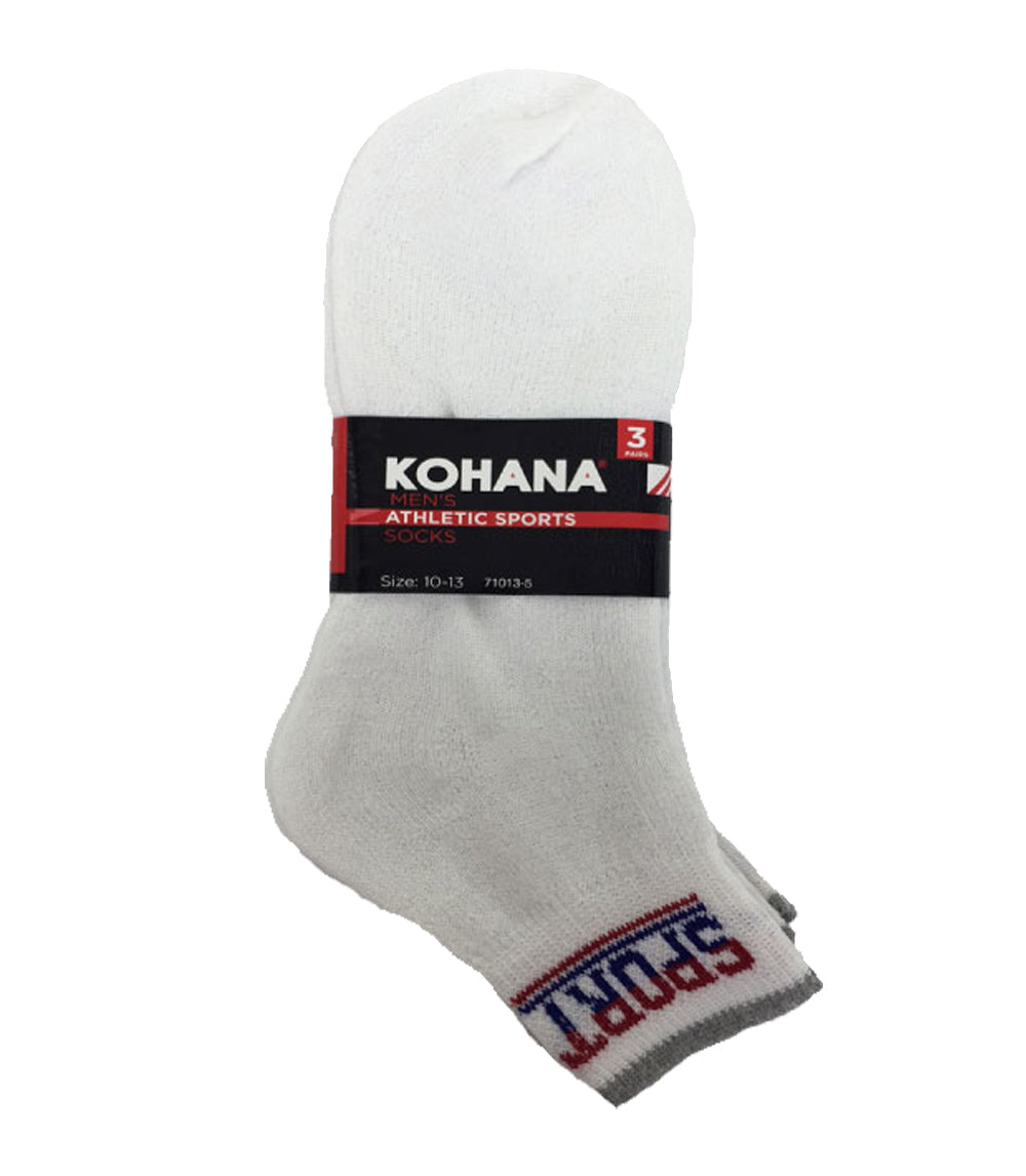 Socks - 10-13 White Quarter Socks Sport