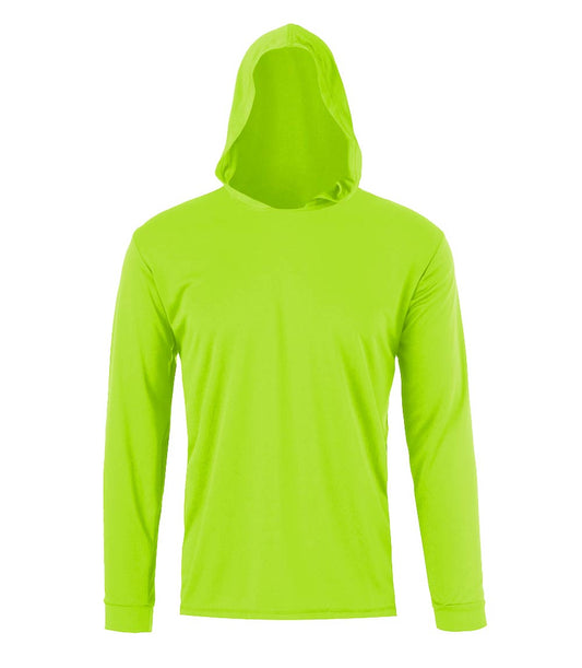 Performance L/S W Hoodie - Neon Green