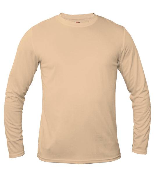 Performance L/S Crew Neck Khaki - 7672309