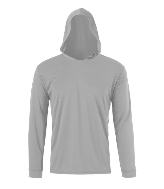 Performance L/S W Hoodie - Silver - 7696609