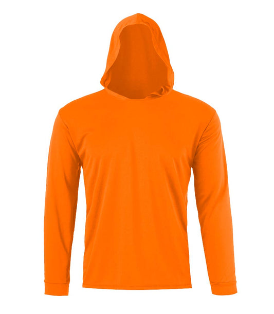 Performance L/S W Hoodie - Neon Orange