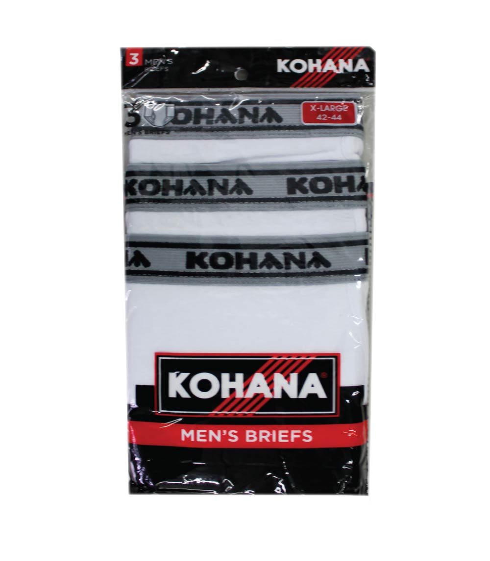 Men's White Brief 3pk - 860